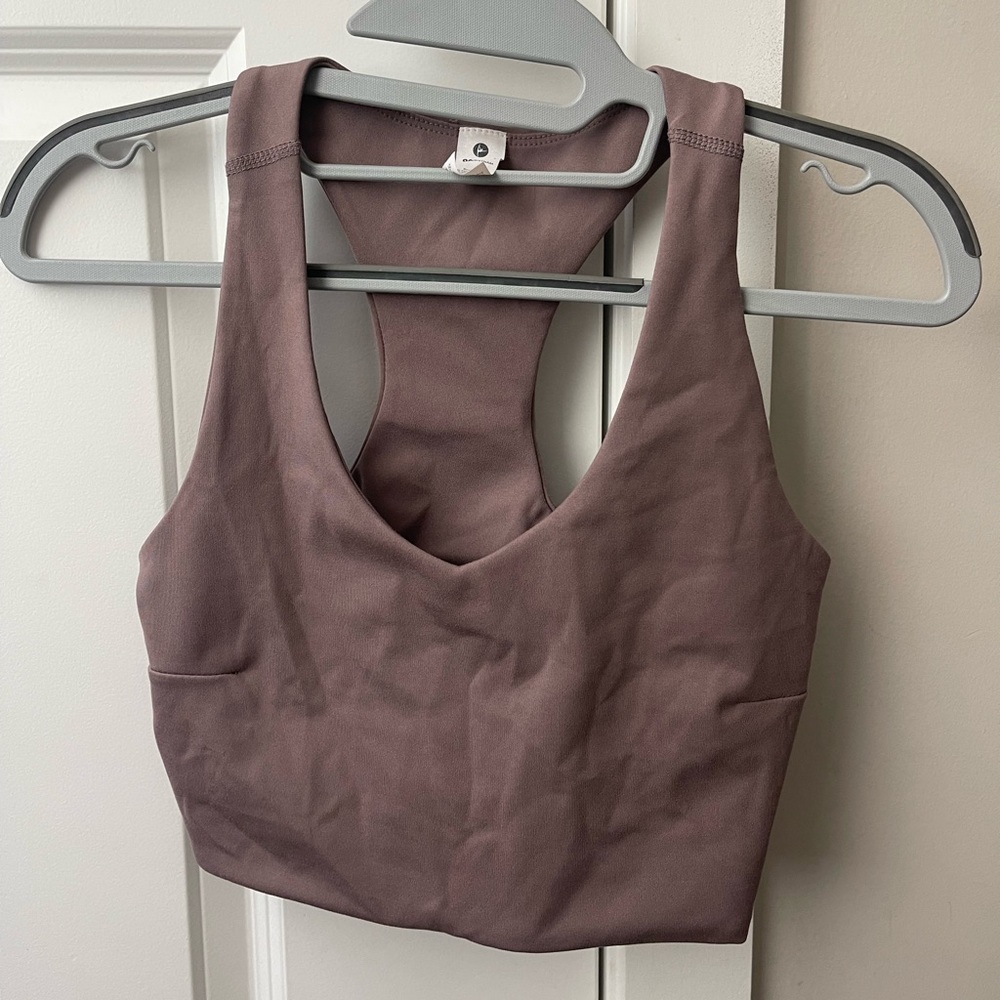 Light brown sports bra